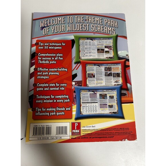 Thrillville Off the Rails: Prima Official Game Guide - Lucasarts - Picture 2 of 3